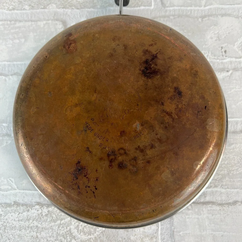 Vintage Revere Ware 1801 Copper Clad 8